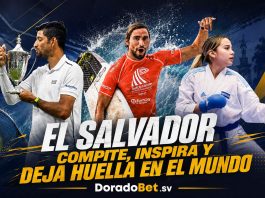 Marcelo Arévalo, Gabriela Izaguirre y Bryan Pérez, deportistas salvadoreños destacados internacionalmente junto a DoradoBet.sv.