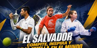 Marcelo Arévalo, Gabriela Izaguirre y Bryan Pérez, deportistas salvadoreños destacados internacionalmente junto a DoradoBet.sv.
