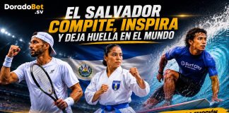 Marcelo Arévalo, Gabriela Izaguirre y Bryan Pérez, deportistas salvadoreños destacados internacionalmente junto a DoradoBet.sv.