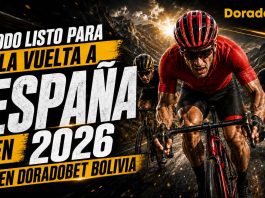Vuelta a España 2026 con ciclistas favoritos, etapas y apuestas deportivas en DoradoBet Bolivia.