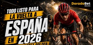 Vuelta a España 2026 con ciclistas favoritos, etapas y apuestas deportivas en DoradoBet Bolivia.