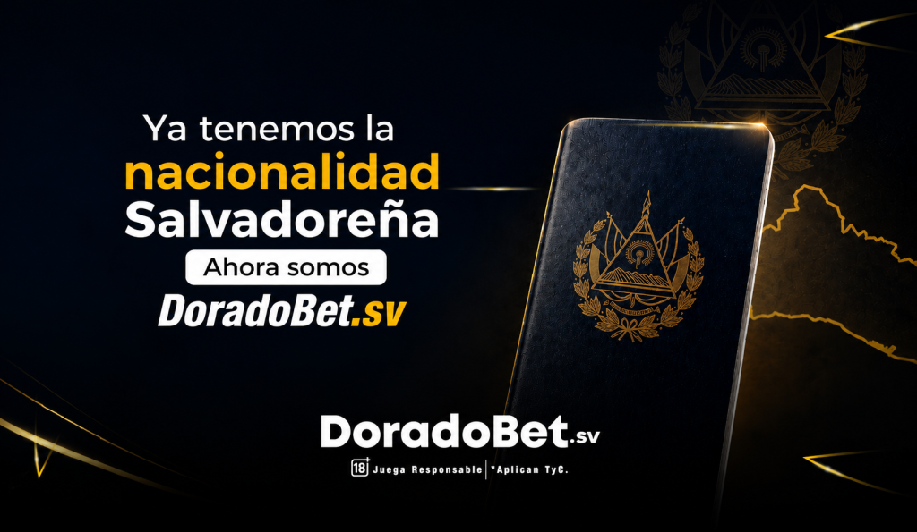 DoradoBet.sv, plataforma de apuestas deportivas y casino online para usuarios de El Salvador.