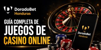 Juegos de casino online disponibles en DoradoBet Honduras con tragamonedas, ruleta, blackjack, poker y casino en vivo.