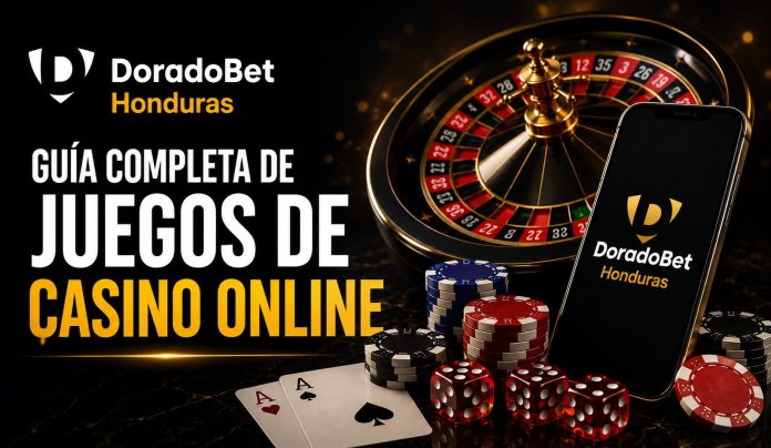 Juegos de casino online disponibles en DoradoBet Honduras con tragamonedas, ruleta, blackjack, poker y casino en vivo.