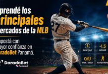 Guía de apuestas MLB con explicación de los principales mercados de béisbol en DoradoBet Panamá.