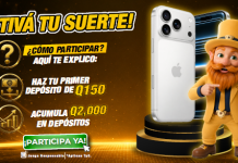 ¡Estrená iPhone con Dorado! Depositá, cumplí las condiciones y participá.