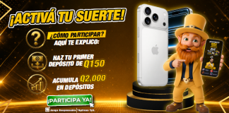 ¡Estrená iPhone con Dorado! Depositá, cumplí las condiciones y participá.