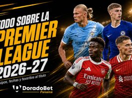 Premier League 2026-27 con equipos, partidos destacados y apuestas deportivas en DoradoBet Panamá.