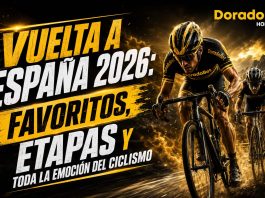 Vuelta a España 2026 con ciclistas favoritos, etapas y apuestas deportivas en DoradoBet Honduras.