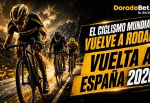 Vuelta a España 2026 con ciclistas favoritos, etapas y apuestas deportivas en DoradoBet El Salvador.