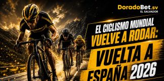 Vuelta a España 2026 con ciclistas favoritos, etapas y apuestas deportivas en DoradoBet El Salvador.