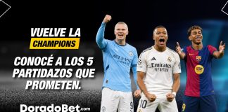 Vuelve la Champions League. Conocé los 5 partidazos que prometen.