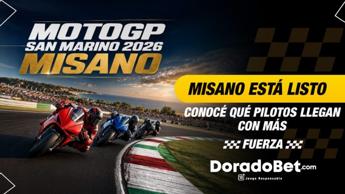 MotoGP San Marino 2026 Misano está listo. Conocé qué pilotos llegan con más fuerza. MotoGP San Marino 2026