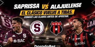 Saprissa vs Alajuelense El Clásico vuelve a Tibás. Conocé las claves antes de apostar.