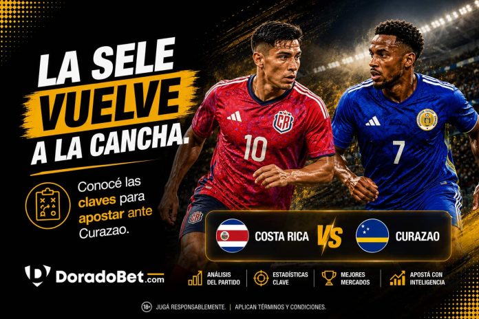 Costa Rica vs Curazao La Sele vuelve a la cancha. Conocé las claves para apostar ante Curazao. Costa Rica vs Curazao