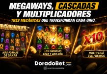 Megaways, cascadas y multiplicadores: ¿cómo funcionan? Megaways, cascadas y multiplicadores Tres mecánicas que transforman cada giro