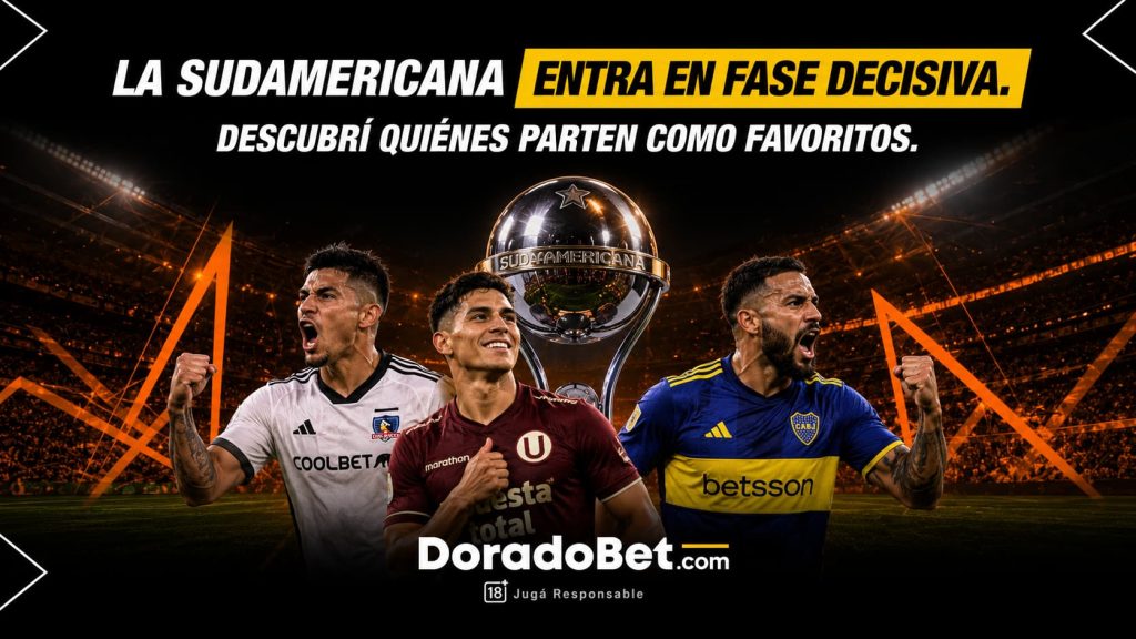 La Sudamericana entra en fase decisiva. Descubrí quiénes parten como favoritos.