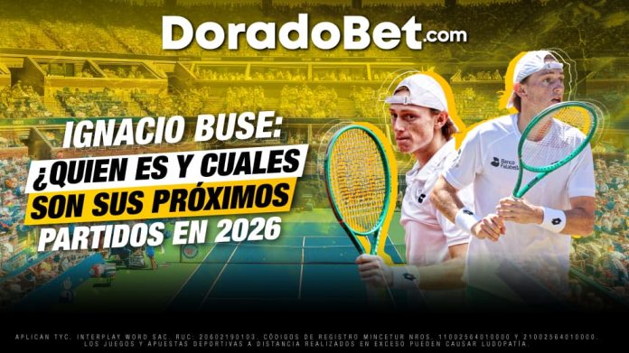 Ignacio Buse: quién es y cuáles son sus próximos partidos en 2026
