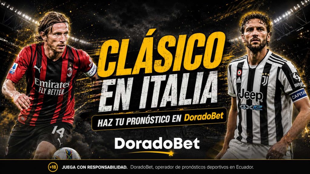 Partidazo por la Serie A de Italia. Analiza y apuesta en DoradoBet.