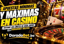 Apuestas mínimas y máximas casino en DoradoBet Bolivia