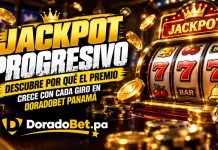 Jackpot progresivo en tragamonedas de DoradoBet Panamá
