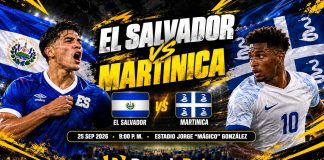 El Salvador vs Martinica 2026 en la Nations League con DoradoBet.sv