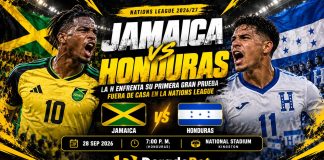 Jamaica vs Honduras por la Nations League 2026 con DoradoBet Honduras