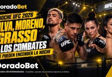Noche UFC 2026 con pronósticos y peleas destacadas en DoradoBet Bolivia