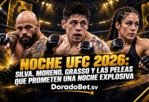 Noche UFC 2026: pronósticos y mercados de las peleas más esperadas Noche UFC 2026 con pronósticos y peleas destacadas en DoradoBet El Salvador