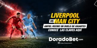 "Anfield recibe un duelo de gigantes Conocé las claves de Liverpool vs Manchester City
