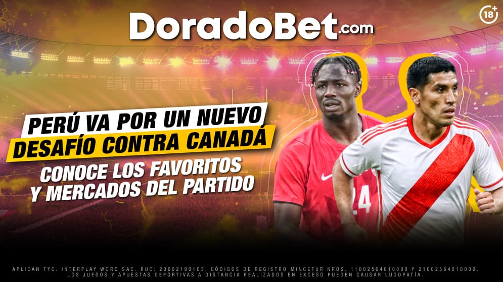 Perú va por un nuevo desafío contra Canadá. Conocé los favoritos y mercados del partido. Canadá vs Perú