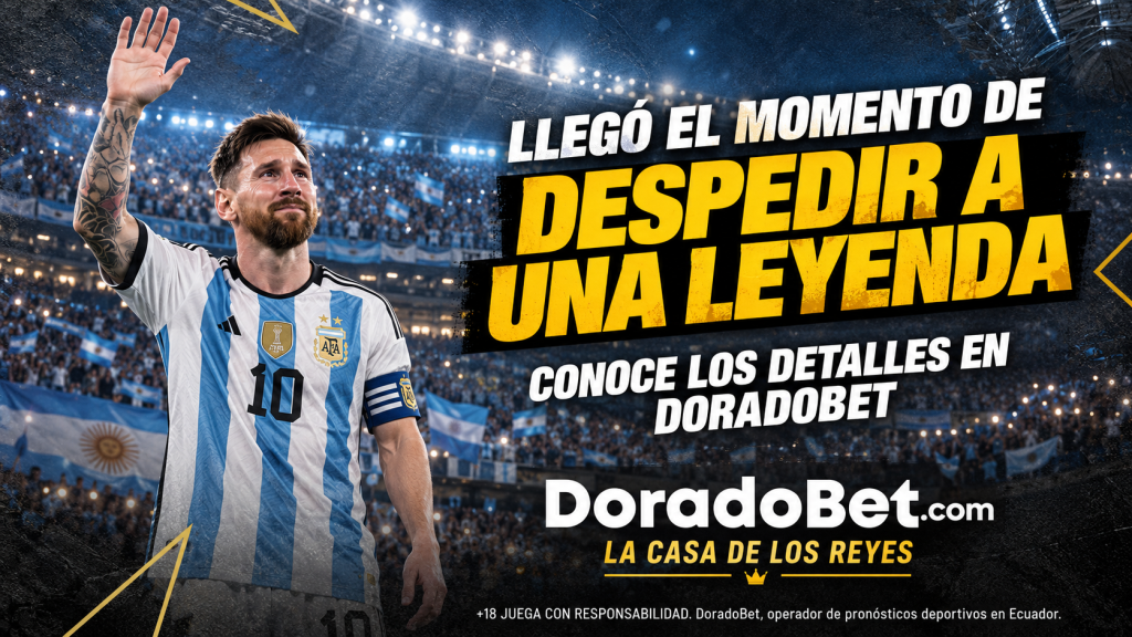 Conoce los detalles de la despedida de Leo Messi en Doradobet.