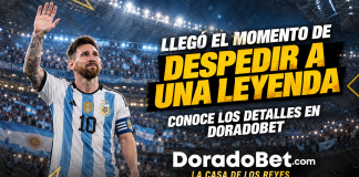 Conoce los detalles de la despedida de Leo Messi en Doradobet.