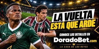 Vive la vuelta de la semifinal de Libertadores, entre equipos estos equipos brasileros, en Doradobet,