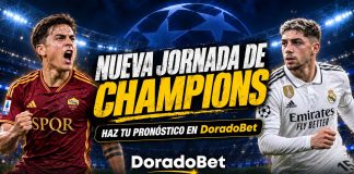 Partidazo en el Olímpico de Roma entre Roma vs Real Madrid. Haz tu pronóstico en Doradobet.