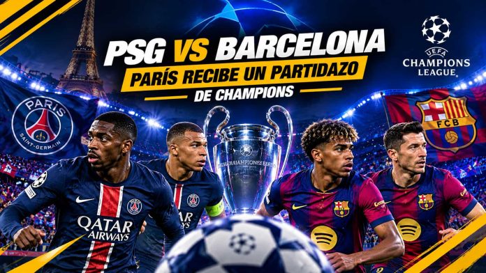 PSG vs Barcelona París recibe un partidazo de Champions