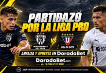 Partidazo entre IDV vs LDU por la Liga Pro. Analiza y apuesta en Doradobet.