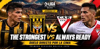 The Strongest vs Always Ready 2026 por la Primera División en DoradoBet Bolivia