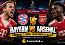 Bayern vs Arsenal 2026 por la Champions League con DoradoBet.sv