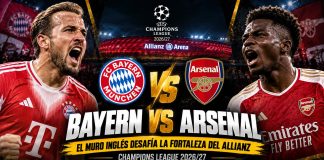 Bayern vs Arsenal 2026 por la Champions League con DoradoBet.sv