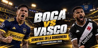 Boca Juniors vs Vasco da Gama 2026 por la Copa Sudamericana en DoradoBet Bolivia