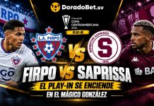 Firpo vs Saprissa 2026 por la Copa Centroamericana en DoradoBet.sv