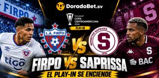 Firpo vs Saprissa 2026 por la Copa Centroamericana en DoradoBet.sv
