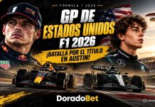 GP de Estados Unidos F1 2026: horarios, favoritos y apuestas GP de Estados Unidos F1 2026 en Austin: horarios, pilotos y apuestas con DoradoBet Honduras