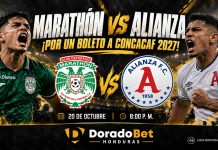 Marathón vs Alianza 2026 por la Copa Centroamericana con DoradoBet Honduras