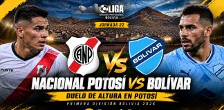Nacional Potosí vs Bolívar 2026 por la Primera División en DoradoBet Bolivia