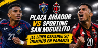 Plaza Amador vs Sporting San Miguelito por el Apertura 2026 de Panamá: previa, pronóstico y apuestas con DoradoBet Panamá.