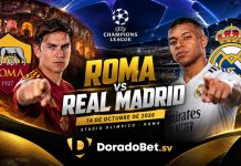 Roma vs Real Madrid 2026 por la Champions League en DoradoBet.sv