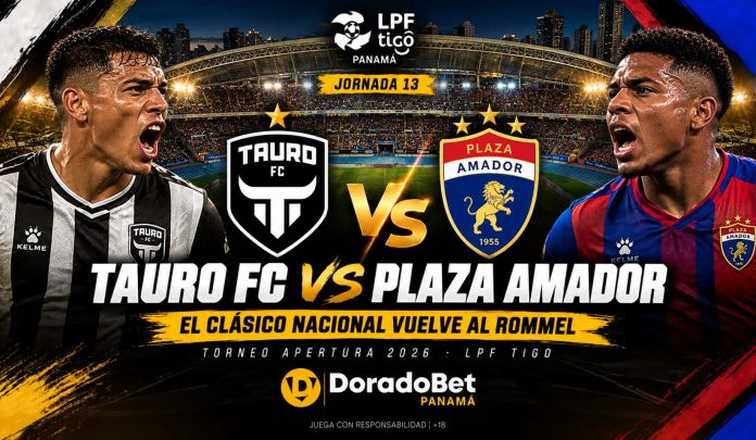 tauro-plaza-amador-pa Tauro FC vs Plaza Amador 2026 por la LPF en DoradoBet Panamá